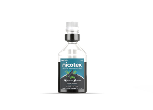 Nicotex Activated Charcoal Mouthwash - 250ml