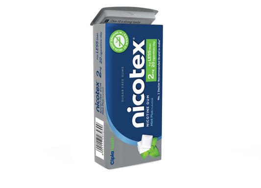 Nicotex gums, 2 mg, Mint Plus - strip, 30 gums