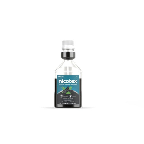 Nicotex Activated Charcoal Mouthwash - 250ml